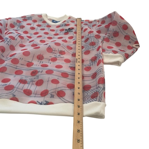 Adidas Originals Osaka Spotted Meshed Graphic Sweatshirt-Size Small-Oversized. - Picture 8 of 14